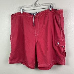Daniel Cremieux | Men’s Red Swim Trunks 2XB